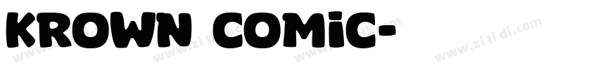 KROWN COMIC字体转换